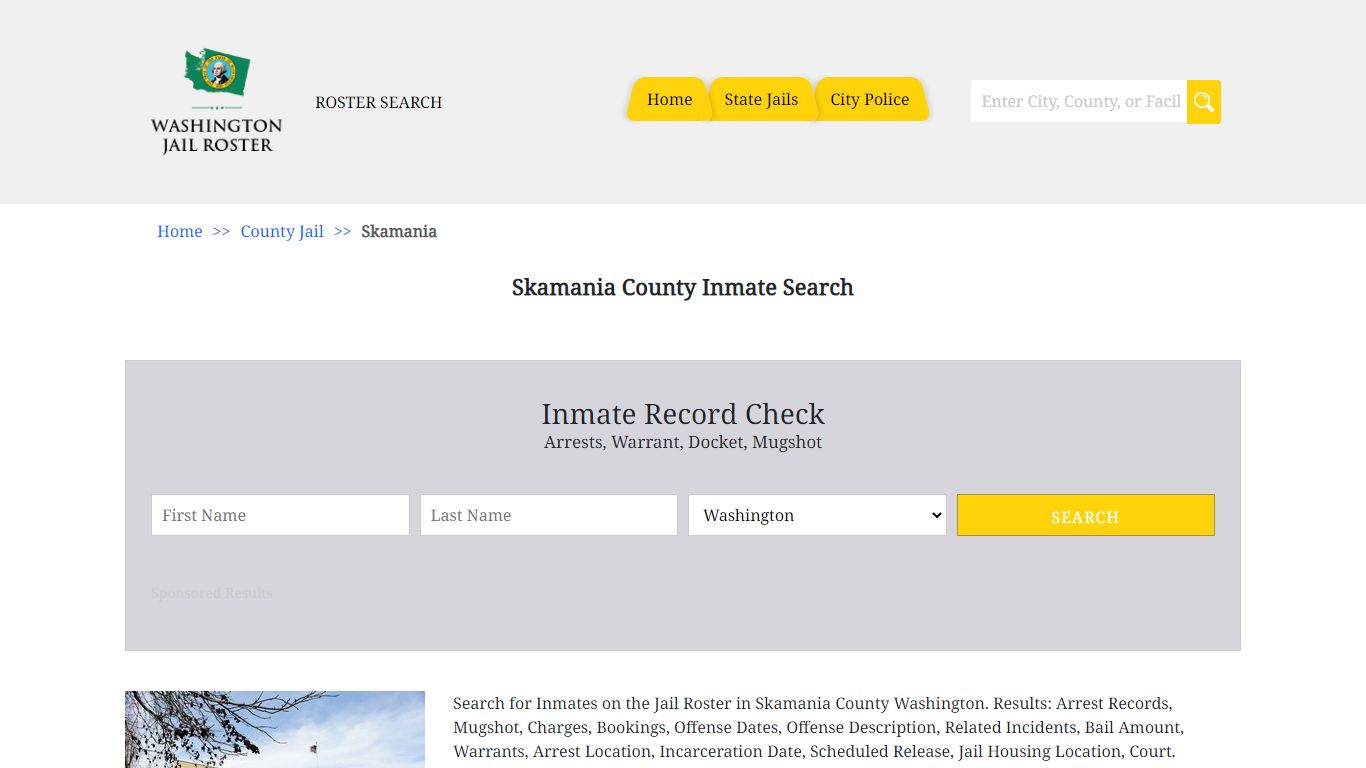 Skamania County Inmates | Jail Roster Search